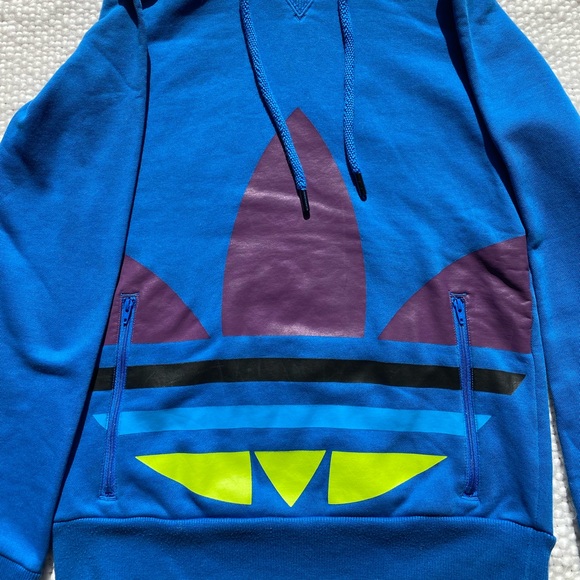 Blue Adidas Hoodie - Picture 3 of 4
